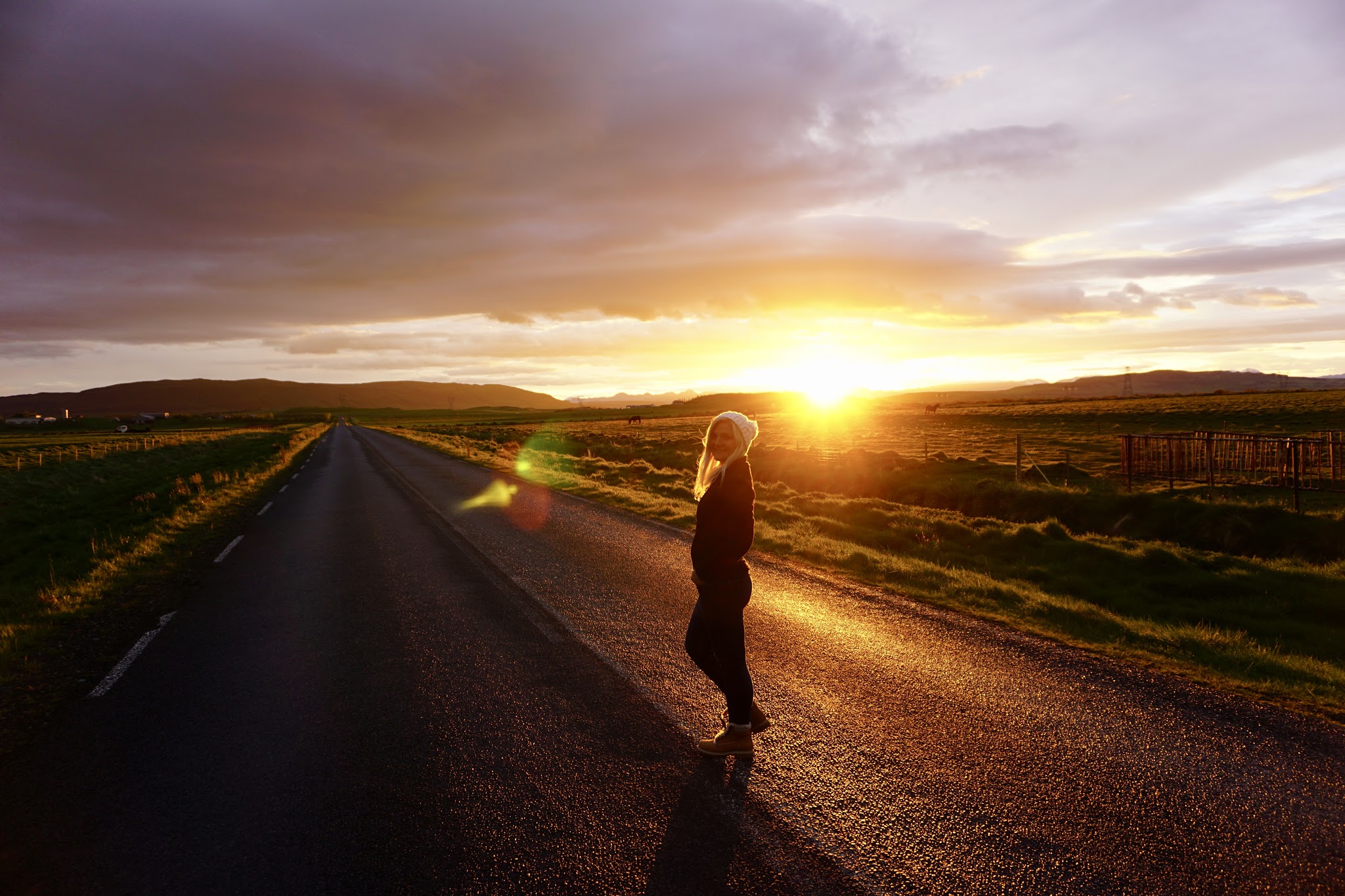 Following the ring road in Iceland