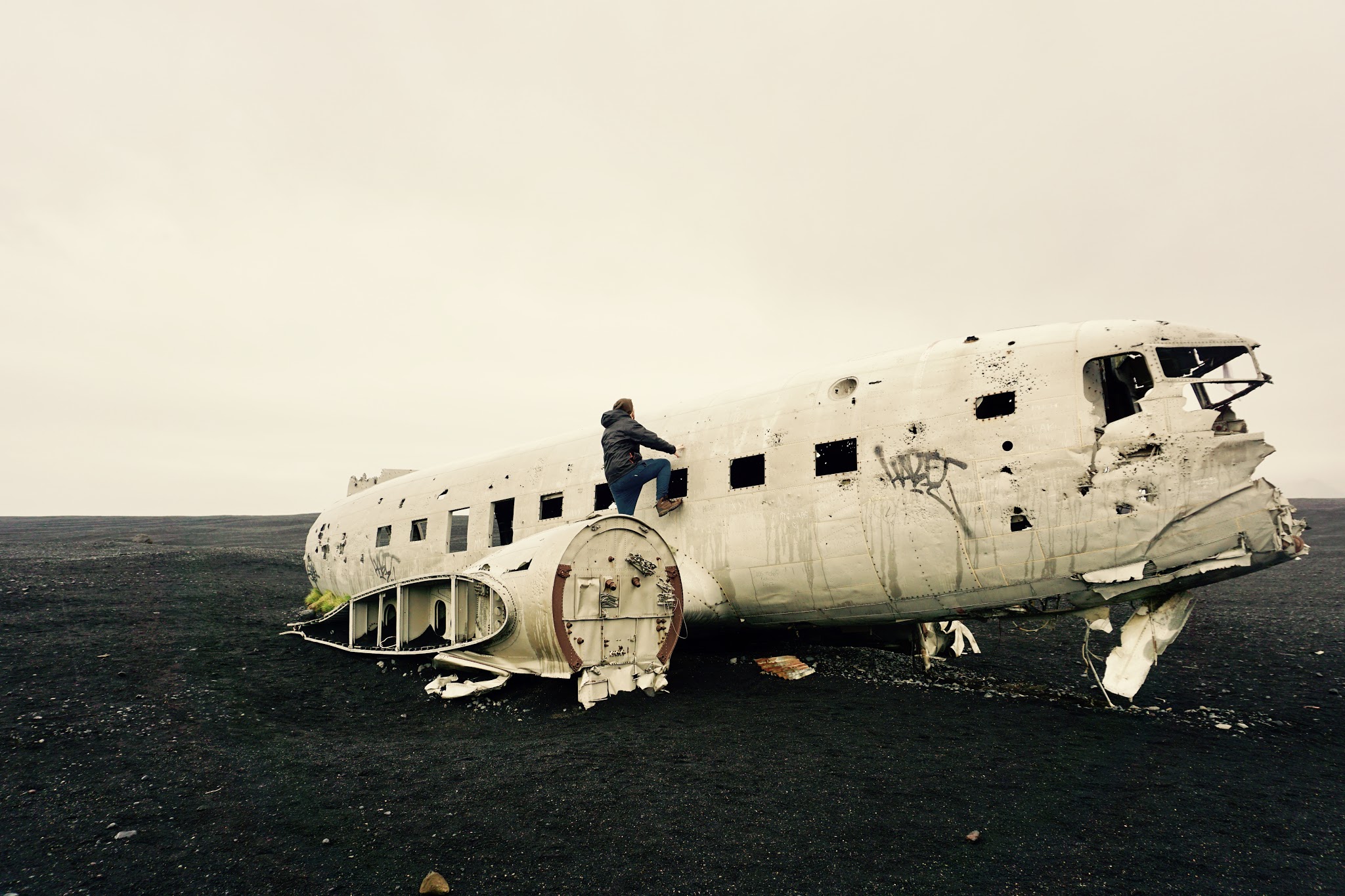Following the ring road in Iceland