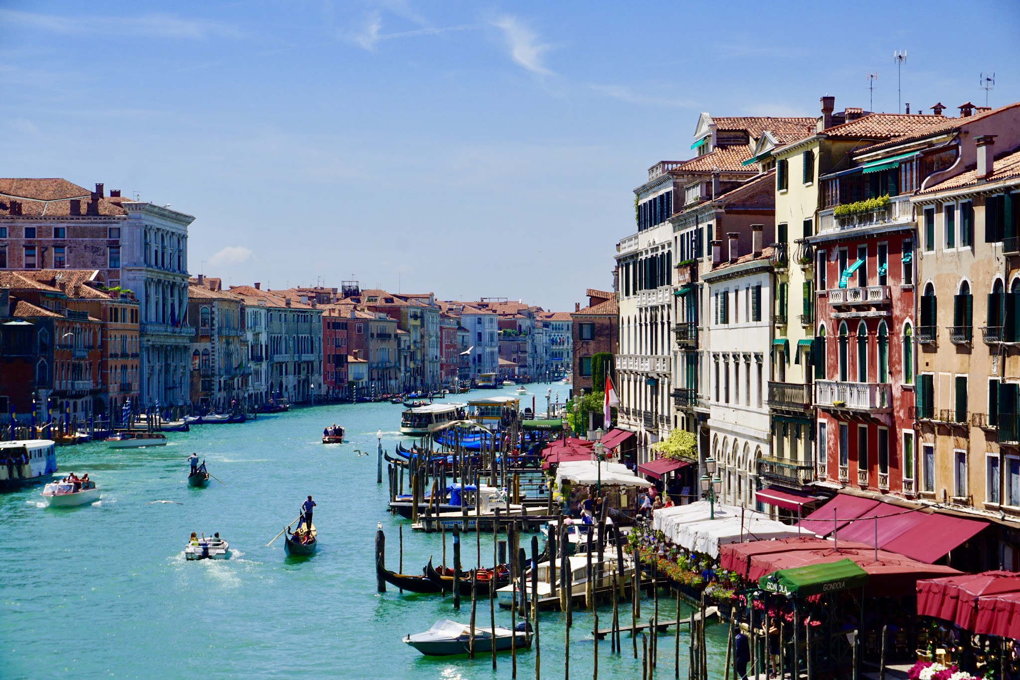 Getting lost on the canals of Venice, Italy