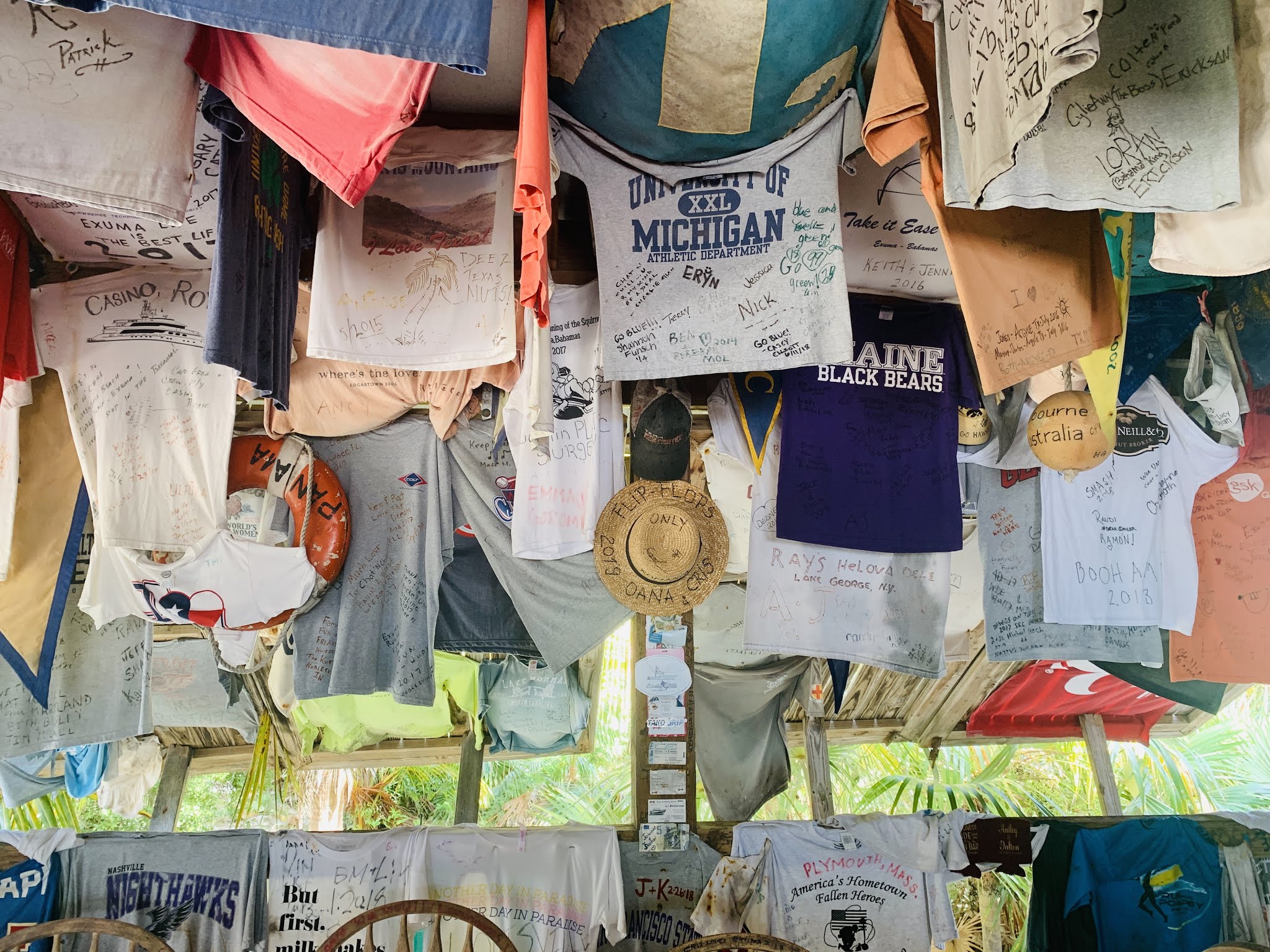 Swimming with pigs in Exuma, The Bahamas