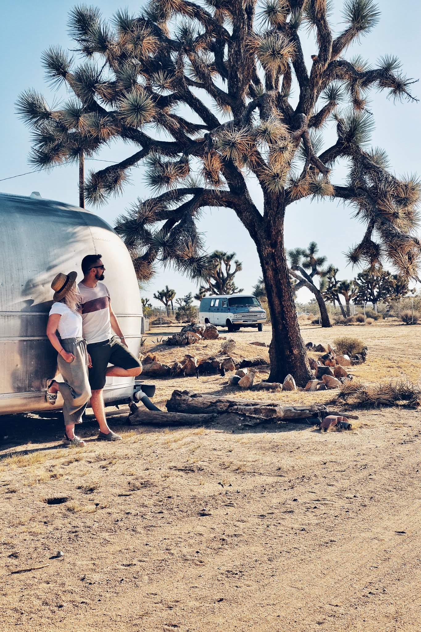 The posh airstreams in Joshua Tree, California