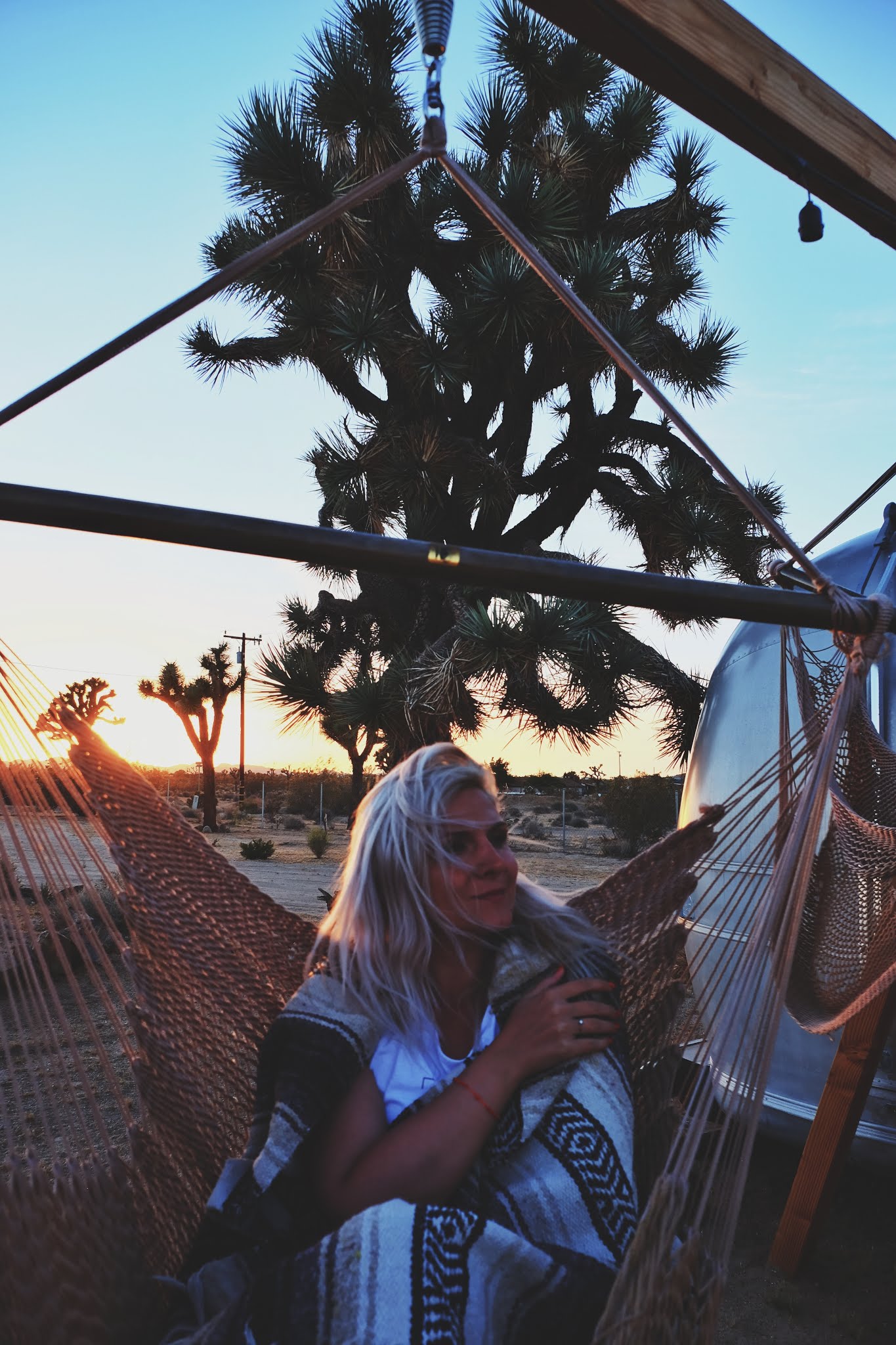 The posh airstreams in Joshua Tree, California