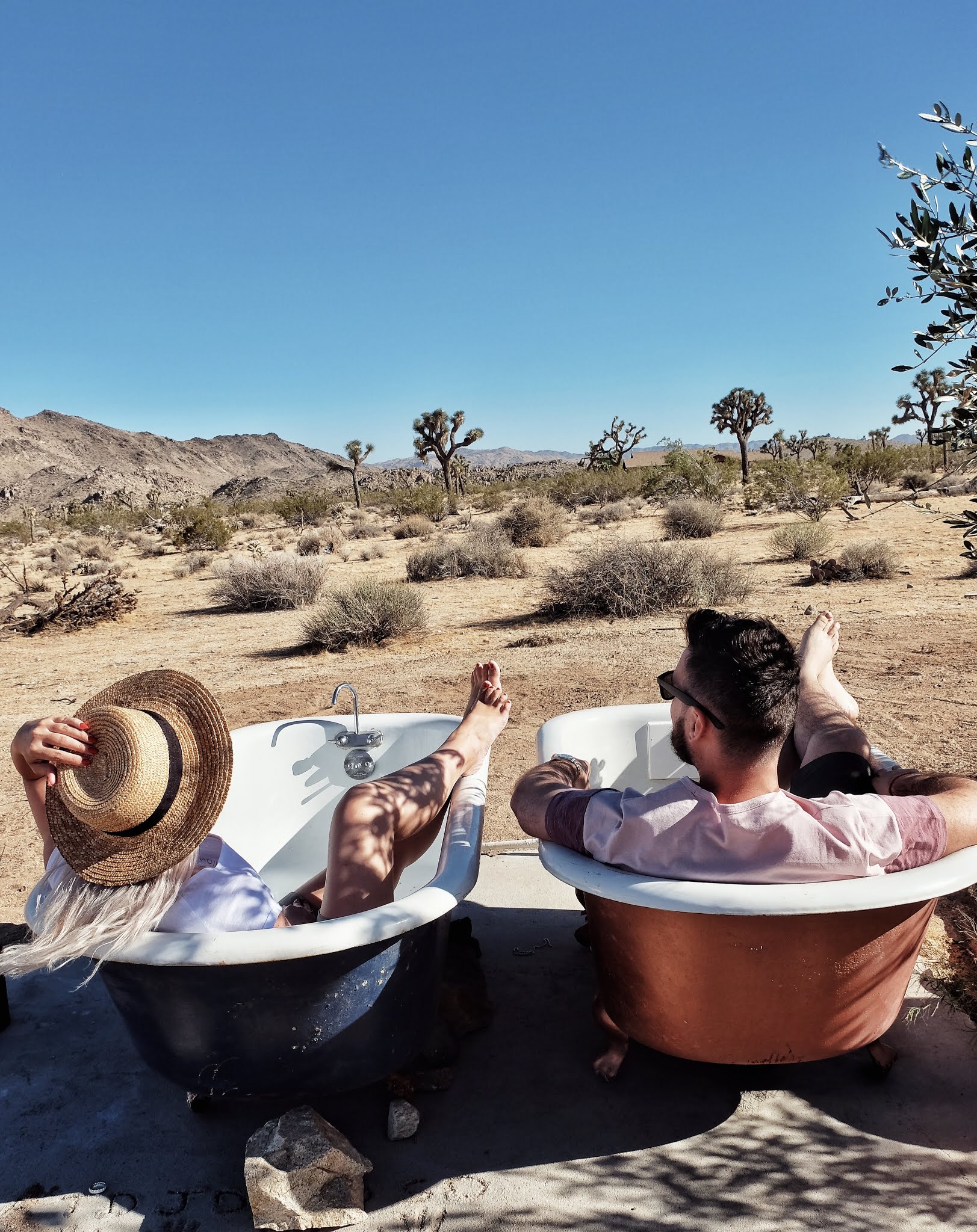 The posh airstreams in Joshua Tree, California