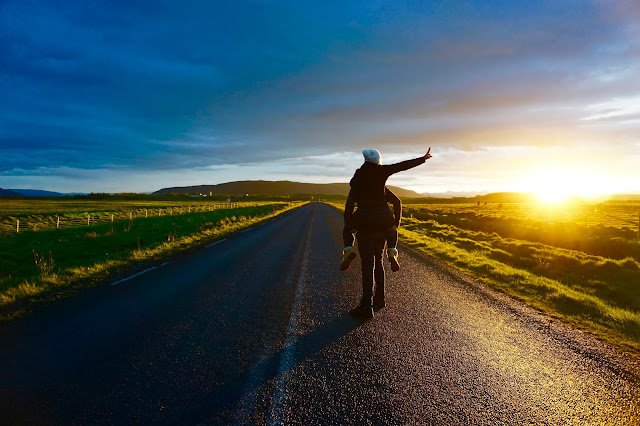 Following the ring road in Iceland